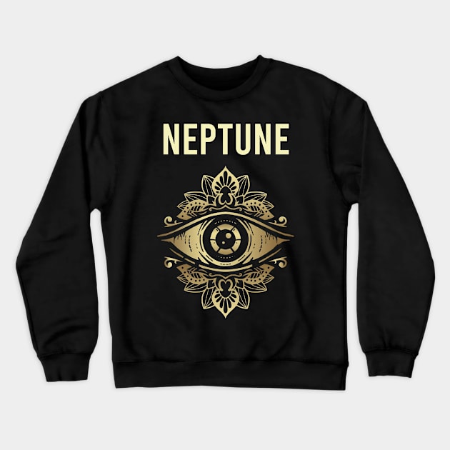 Neptune Watching Crewneck Sweatshirt by symptomovertake